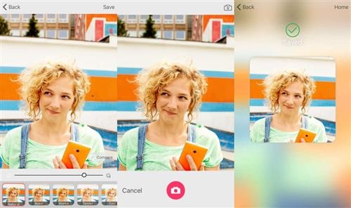 Microsoft Selfie App for iPhone