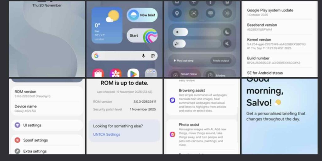 Download One UI 8.0 for Samsung A52s