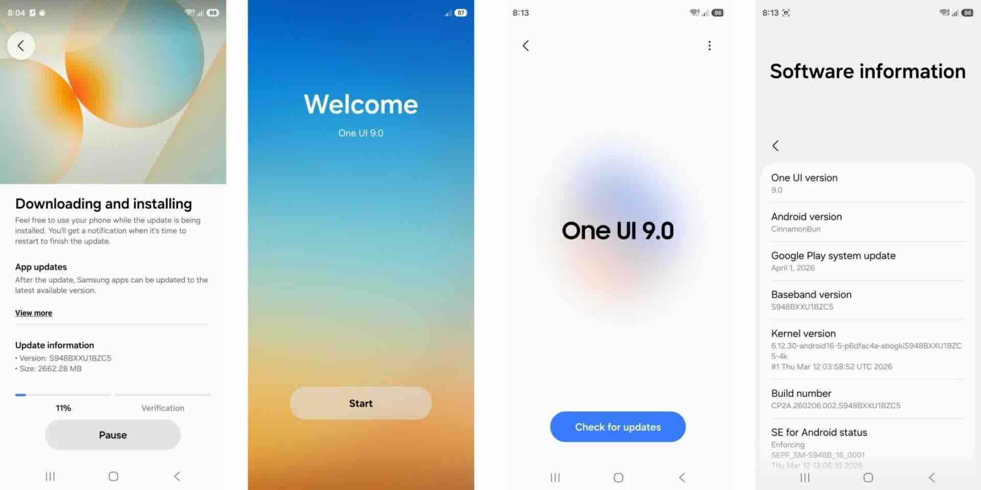 Download One UI 9 for Samsung Fold 6
